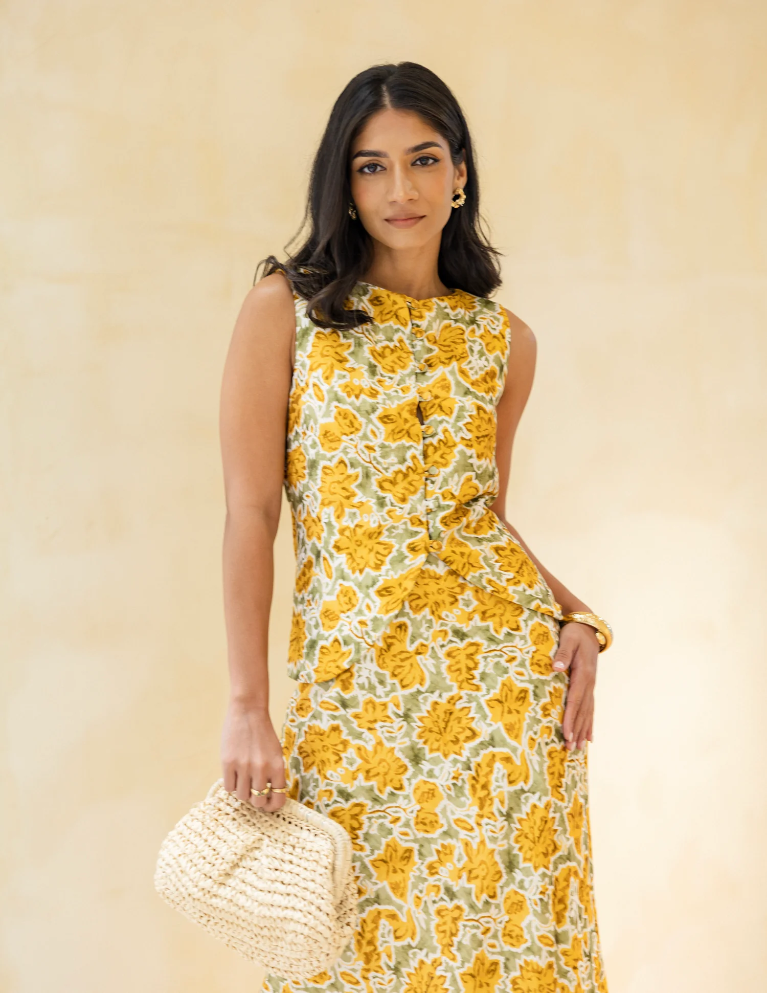 Sleeveless Button Down Top - Image 2