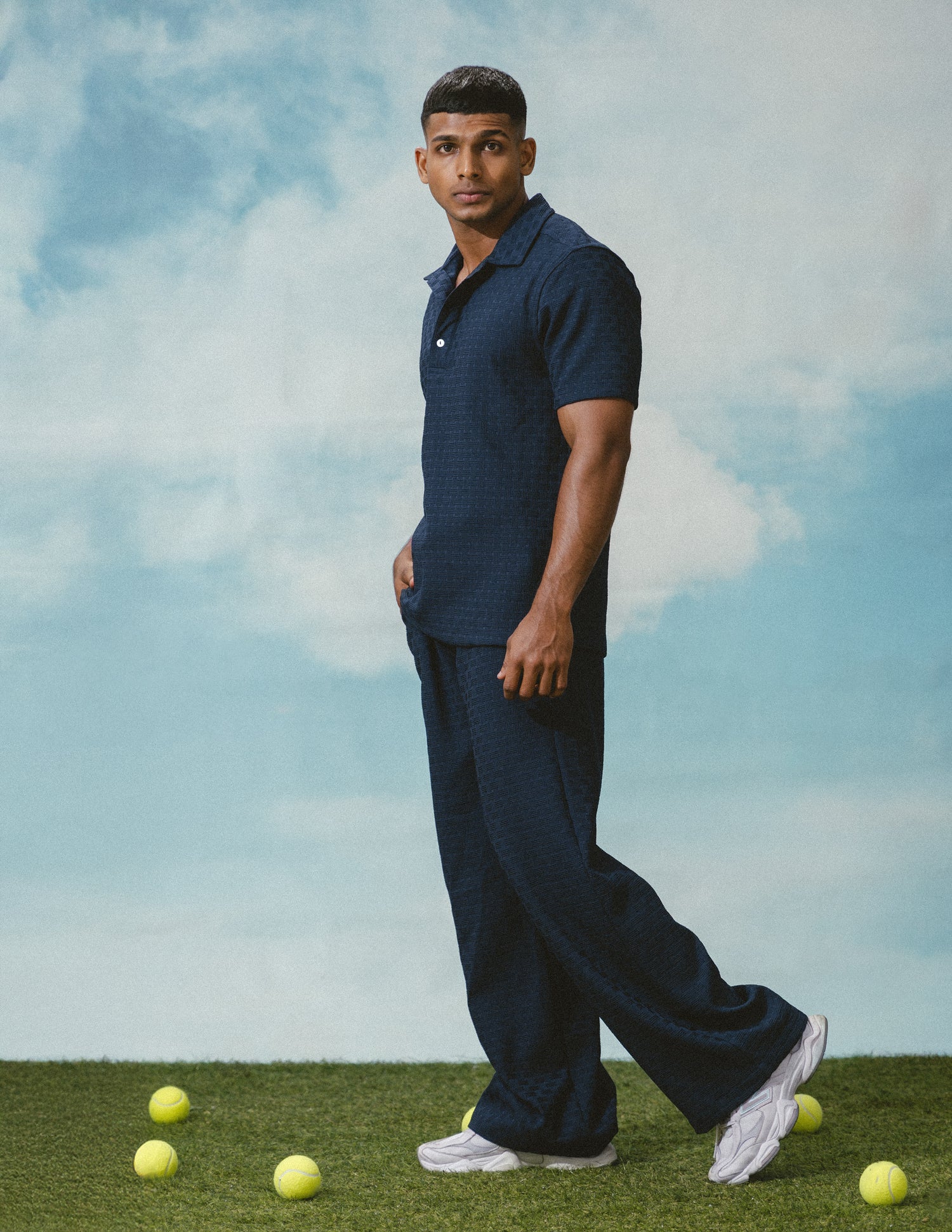 Slim fit half placket shirt - Image 4