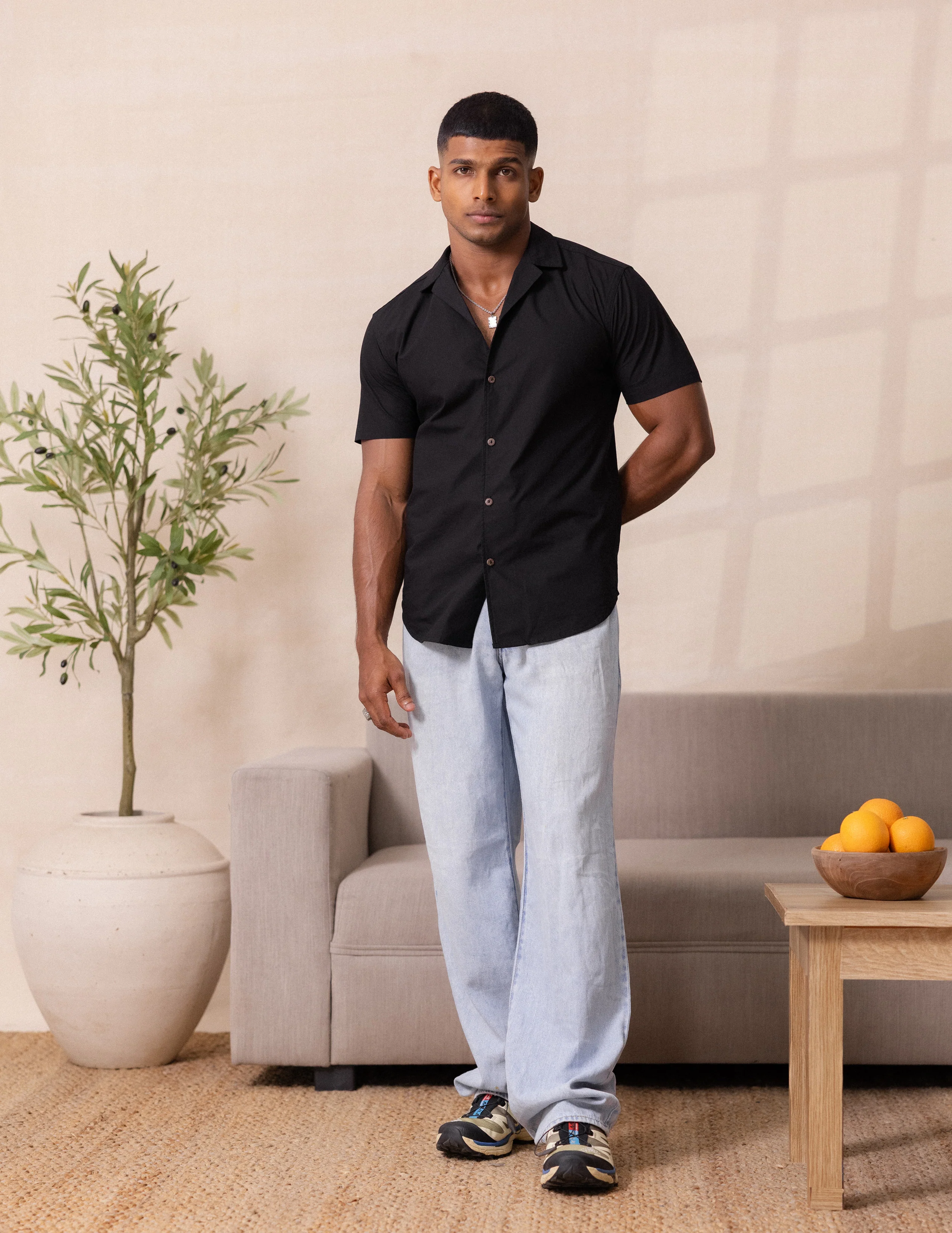 Slim fit short sleeve shirt - Image 5