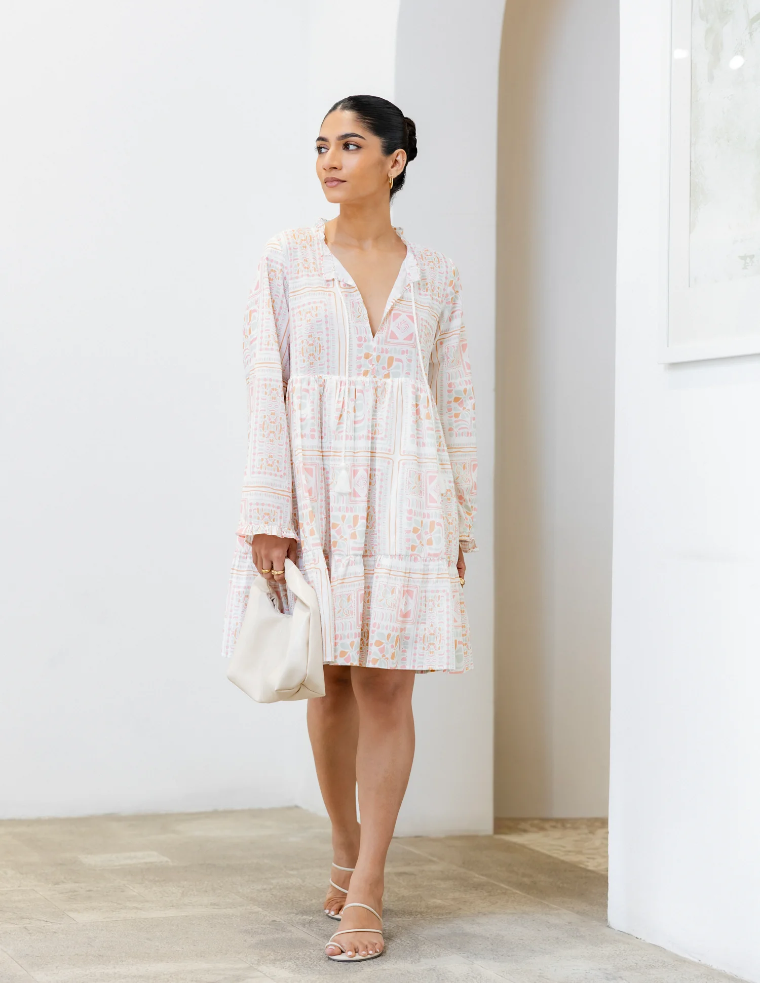 Tassel Detail Mini Dress