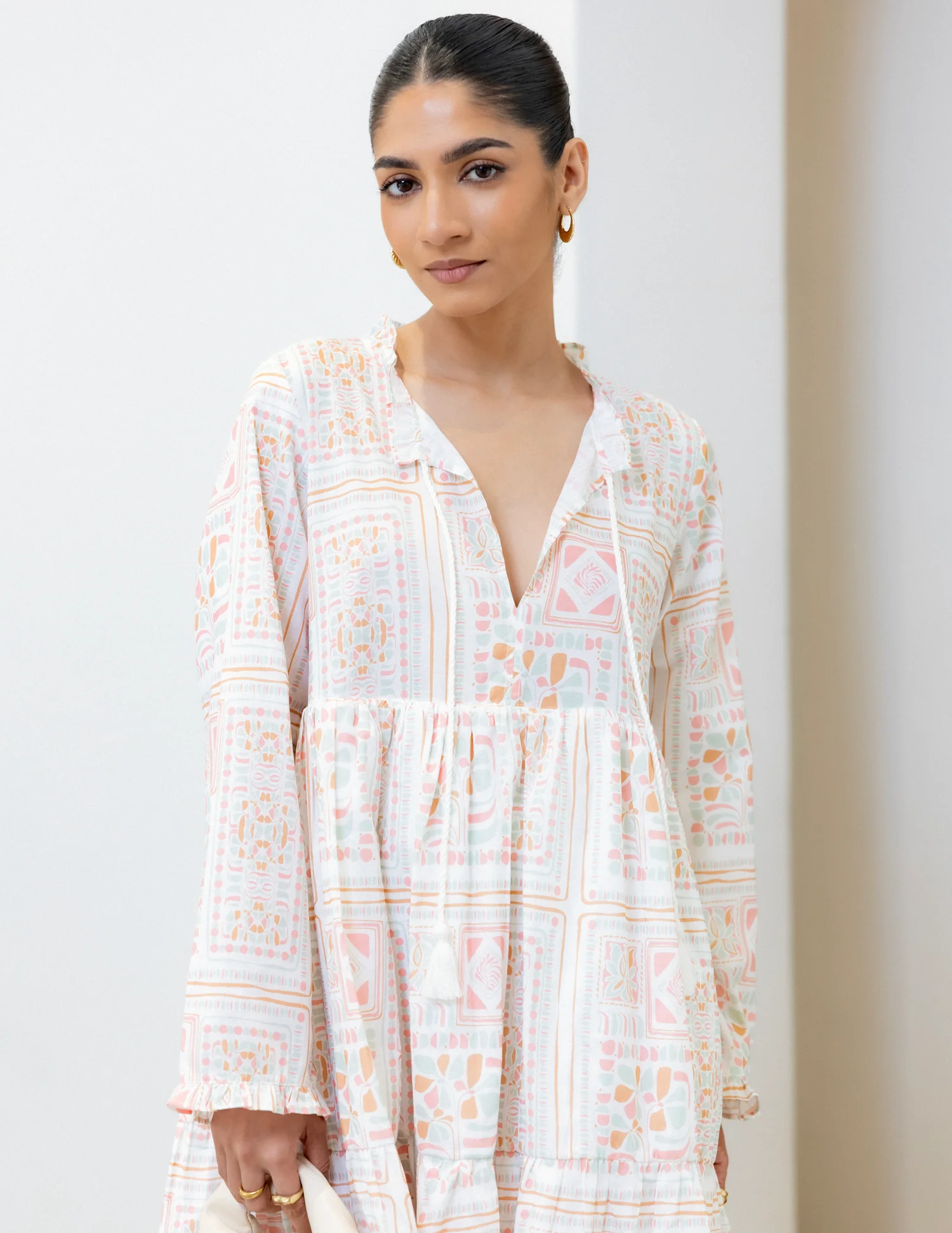 Tassel Detail Mini Dress - Image 2
