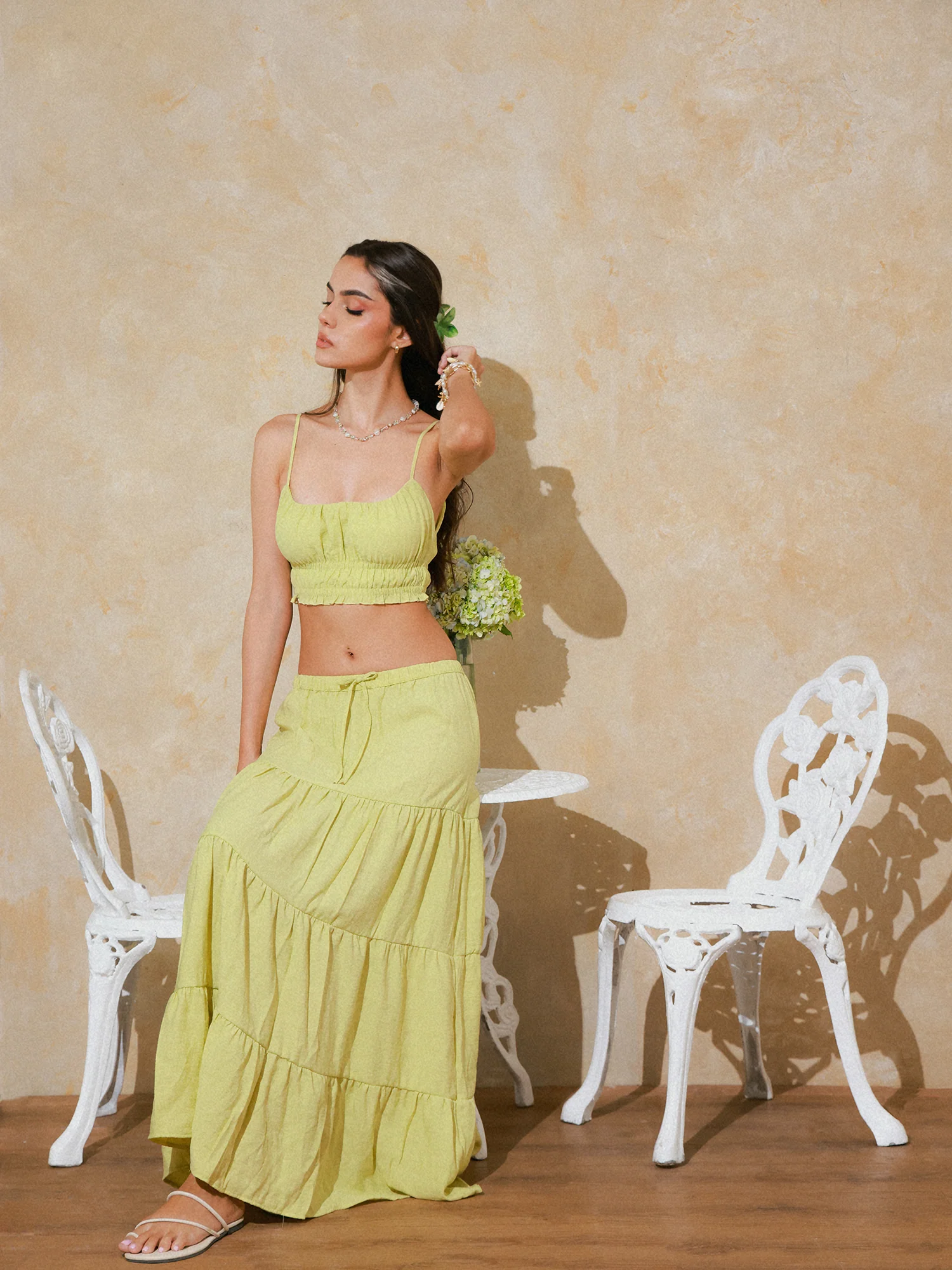 Tiered Maxi Skirt - Image 3