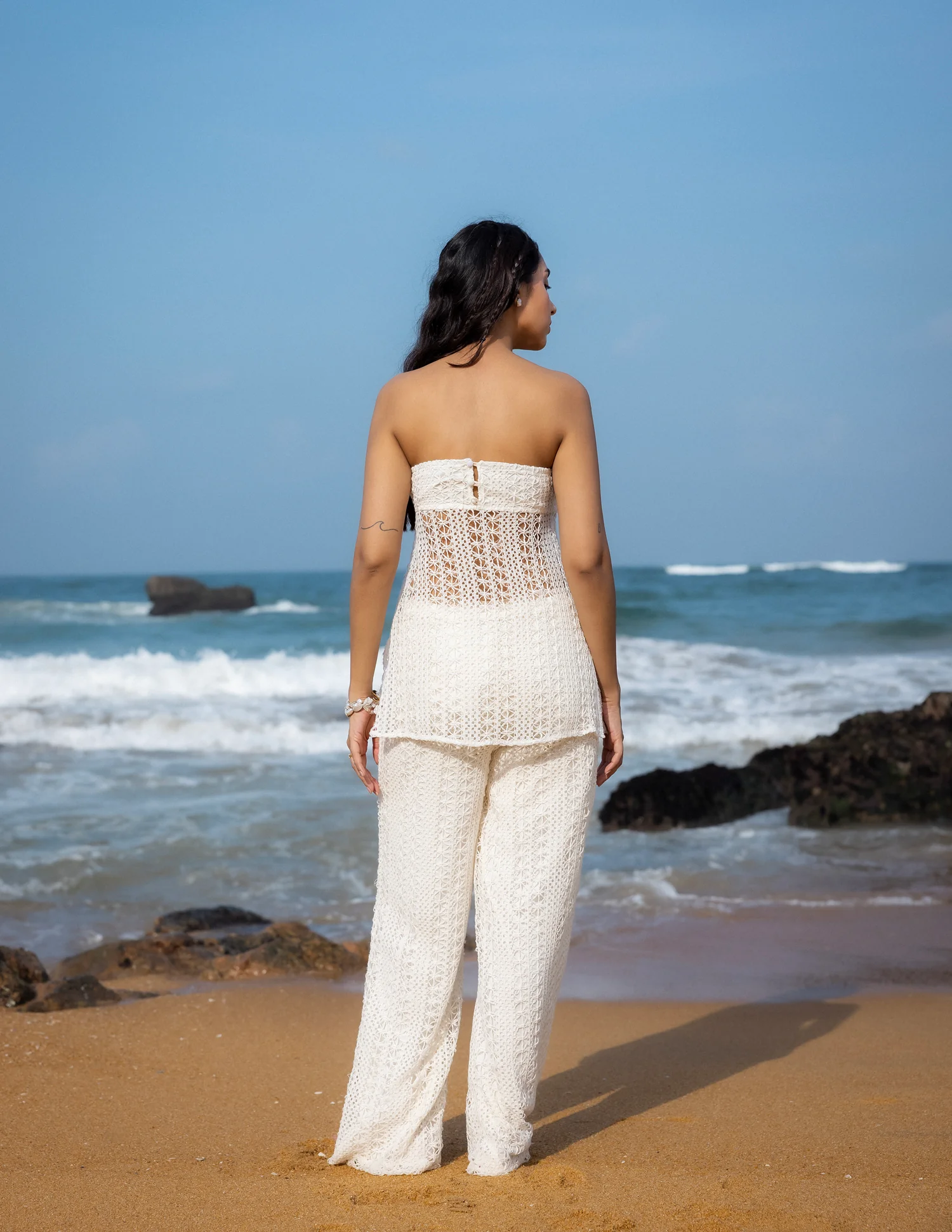 Waist Elasticated Crochet Pant - Image 2