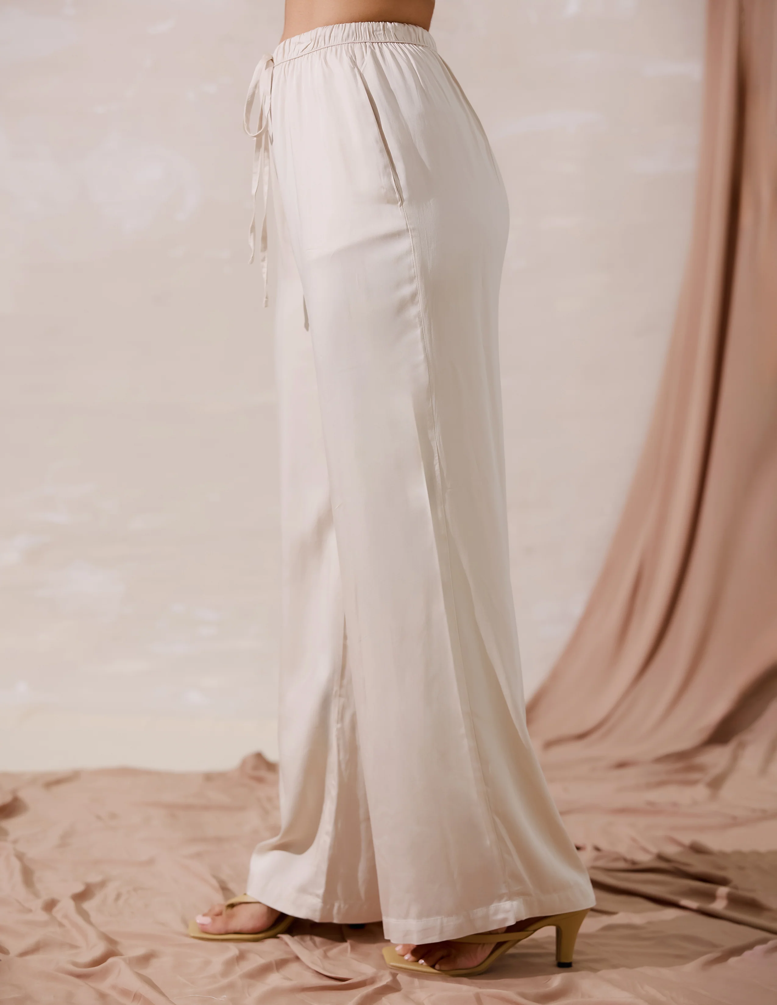 Waist Elasticated Draw String Pant - Image 3