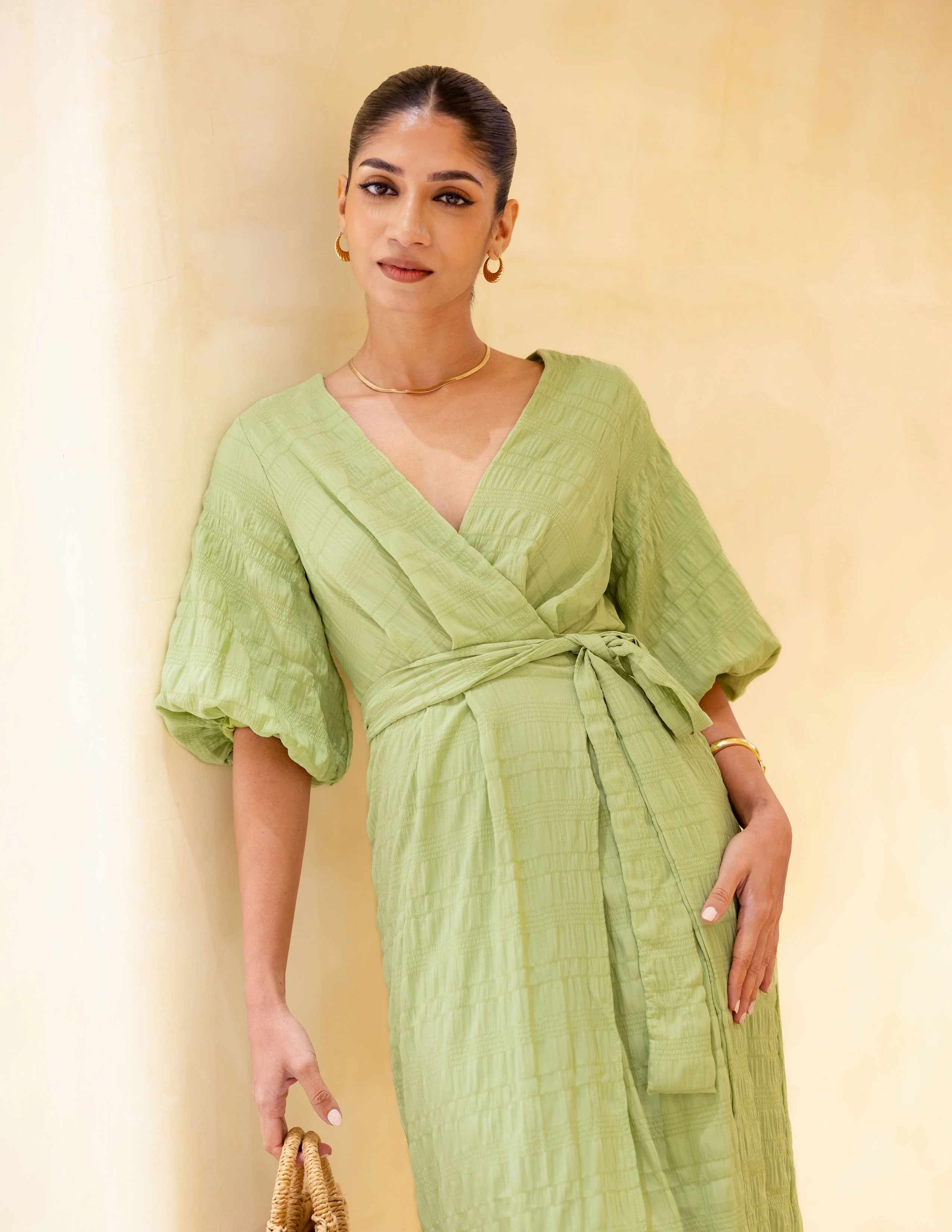 Wrap Detail Maxi Dress - Image 3