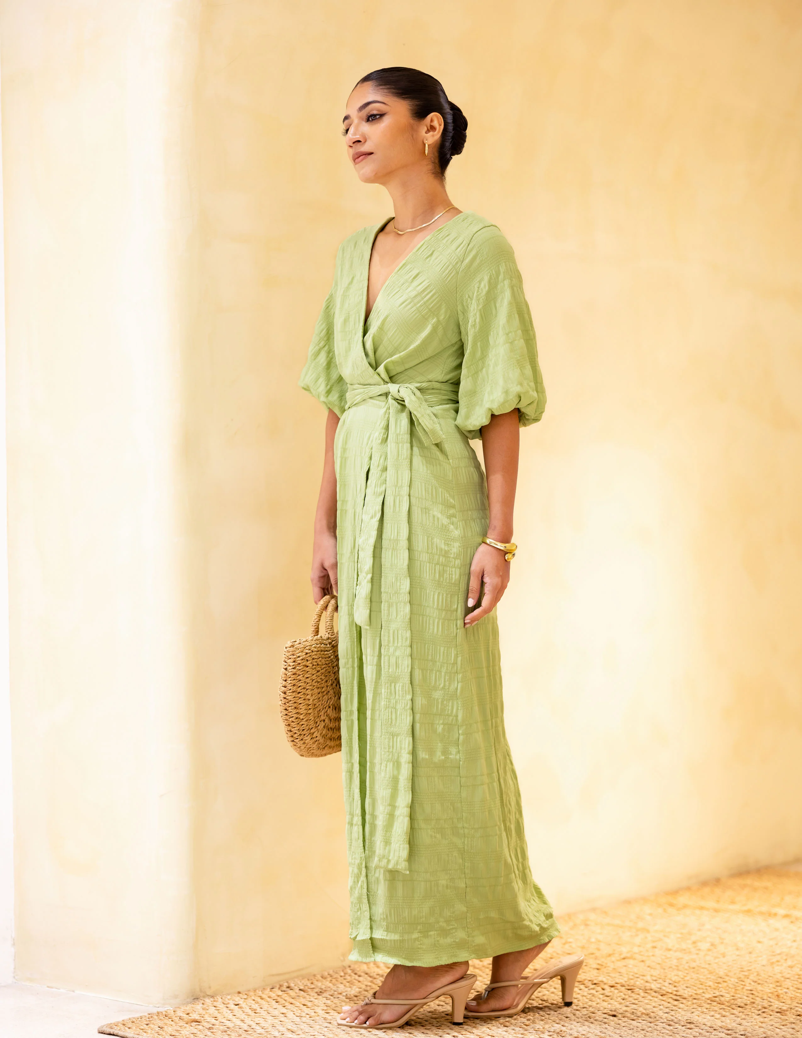Wrap Detail Maxi Dress - Image 5