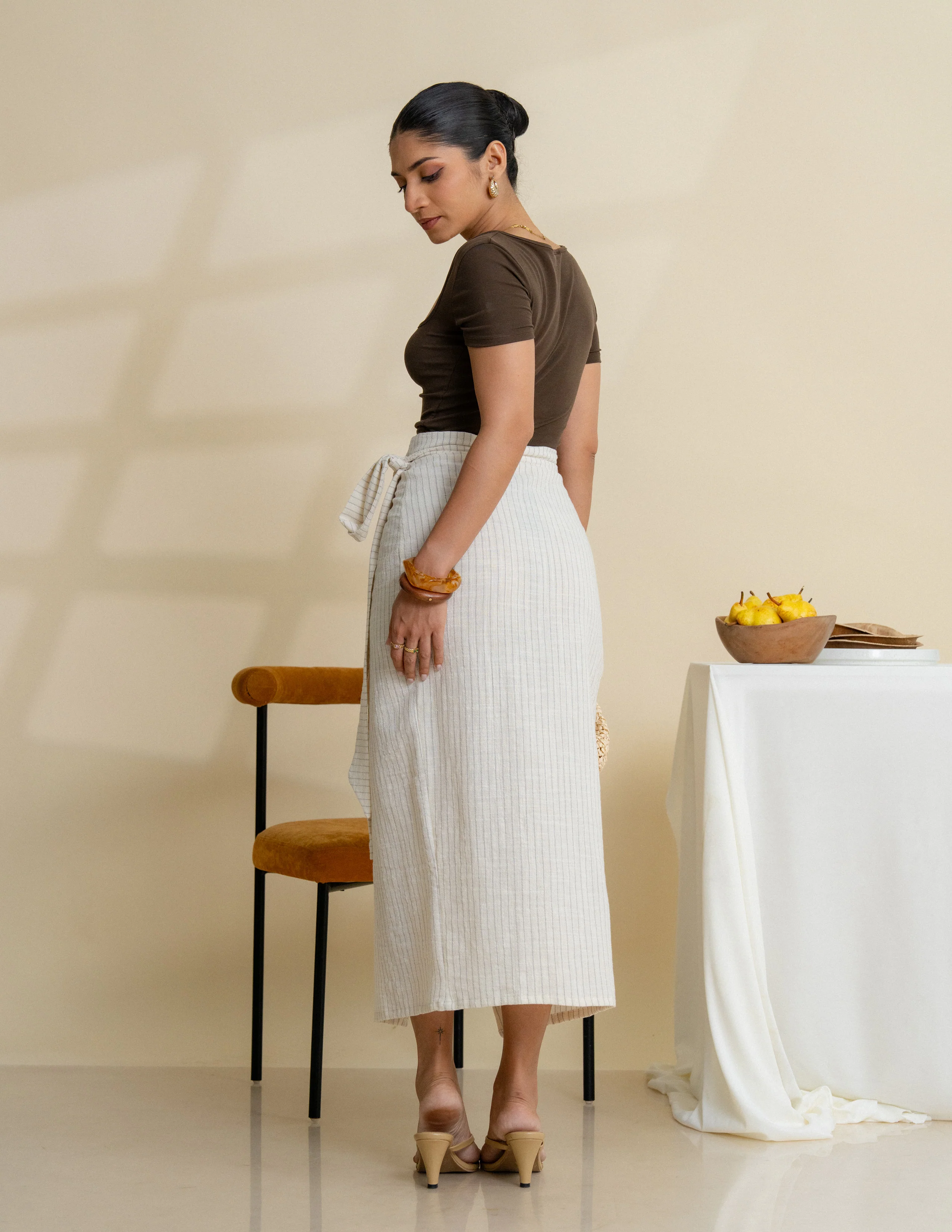 Wrap Midi Skirt - Image 3