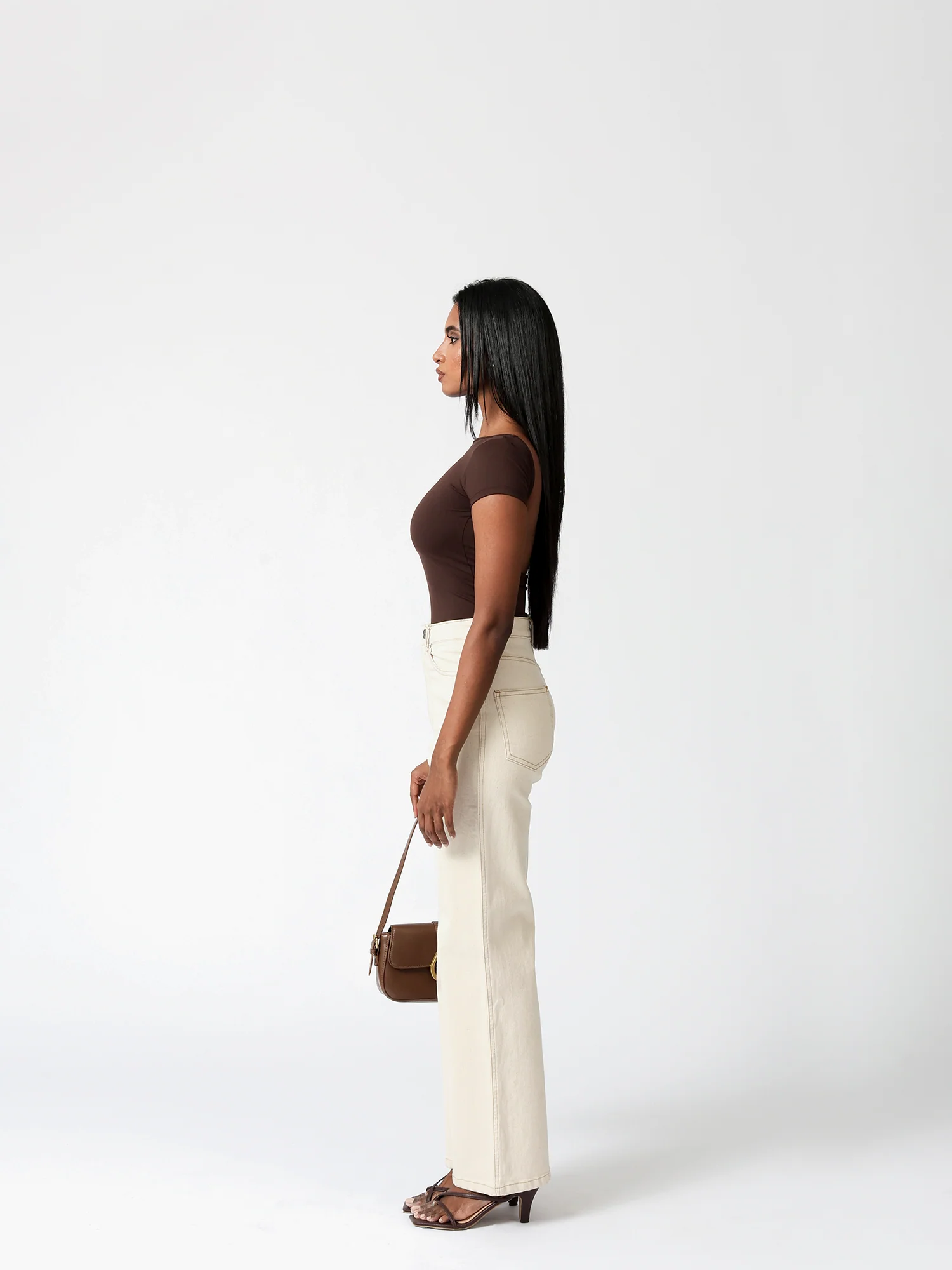 Zara High Neck Back Cutout Top - Image 2