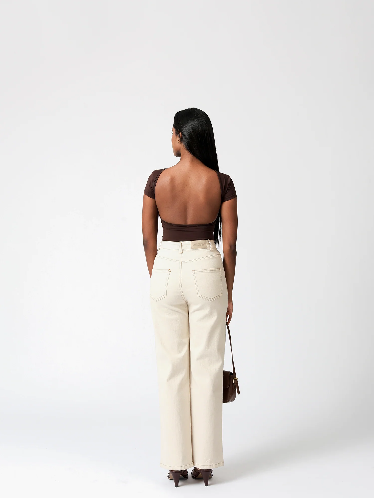 Zara High Neck Back Cutout Top - Image 3